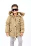 Girls/Boys Unisex Winter Water Repellent Long Fur Coating Coats Coat 6-15 Years - 6