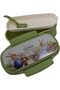 Rectangular Kids Lunch Box Rabbit Bento Lunch Box 900ml - Food Grade PP, BPA-Free, 2-Compartm - 3