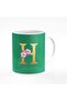 Designer Printed Coffee Mug 11oz Ceramic Personalised Gift Mugs Cup - Custom Monogram Init