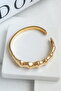 Women's Steel Bracelet Thick Joint Bone Handcuff Bracelet - 3