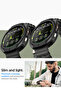 Liquid Air for Samsung Galaxy Watch 8 Classic 46mm Case (2025) - Matte Black - 6