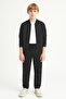 Boy's School Pants with Drawstring Elastic Waist Ak609