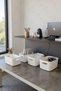 5Pcs Desktop Organizer Organizer White Color Plastic Multi-Purpose Organizer - 3