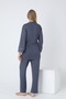 Front Tie-Detail Lace Detailed Maternity and Postpartum Pajama Set - 3