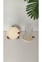 Coaster Ecru Polyester/ Handmade - 5