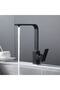 High Body Kitchen Faucet Hot Cold Double Water Inlet Square Kitchen Faucet