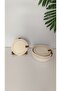 Coaster Ecru Polyester/ Handmade - 6