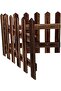 FFD Wooden Garden Fence – Interlocking Picket Panels for Landscaping, Animal Barrier & Garden 50cm - 5