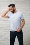 Slimfit Fit Crew Neck Rayon Fabric Full Lycra T-Shirt