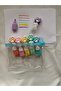 Set of 6 Colorful Paw Shaped Highlighters – Transparent Zipper Bag - 2