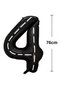 4 Year Old Lightning Car Birthday Party Set Black Number Balloon Happy Birthday Banner Cars Set - 5