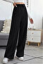 (2 PCS) BLACK GRAY LOOSE LEG CASUAL SWEATPANTS - 5