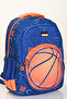 5880 Basketball Themed 3-Piece School Bag Set (Backpack + Lunch Bag + Pen Holder) – Blue - 3