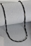 Men's Steel Match Black Stainless Necklace 55 cm - 4