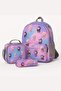 Triple School Bag 3-Piece Pen Holder Lunch School Bag Set Labubu