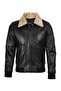 Erkekhakiki Leather Coat - 3