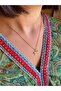 Gold Women's Stone Butterfly Necklace - a Symbol of Elegance - 2