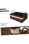 Set of 2 Handwoven Storage Baskets with Handles Rectangular Woven Bins with Removable Fabric Liners - 6