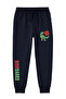 3-Piece Boy's Printed Detailed Pocketed Legs Elastic Track Pants - 3