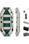 | Hydro-Force Ranger Elite X4 Inflatable Raft Set | Inflatable Boat with Hand Pump, Oars, Se - 8