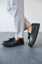 Mn002 - Cst Loafer Pelle Men's Shoes Black - 5