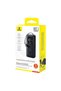 Free2Pull External Battery, 10000mAh, retractable USB-C cable, 30W, Black - 5
