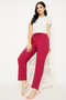 Chic Basic Pyjama in Maroon - Cotton