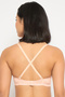 Padded Non-Wired Full Coverage Printed Multiway T-shirt Bra in Peach Colour - 5