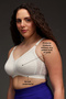 Non-Padded Non-Wired Spacer Cup Full Figure Bra in White - Cotton - 4