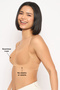 Padded Non-Wired Full Coverage Seamless Bonded Bra in Nude Colour - Cotton - 3
