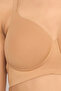 Padded Non-Wired Full Coverage Seamless Bonded Bra in Nude Colour - Cotton - 6