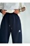 Star Embroidered All Seasons Wearable Adjustable Leg Loose Sweatpants - 7
