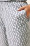 Print Me Pretty Kaftan Top & Pyjama Set in Light Grey - 100% Cotton - 5