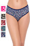 Pack of 5 Mid-Waist Hipster Panties