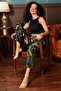 Print Me Pretty Pyjama in Dark Green - Cotton - 3