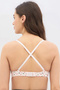 Padded Non-Wired Full Coverage Heart Print Multiway T-shirt Bra in Powder Pink - Cotton - 6