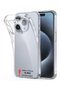 [Luxury Transparent] iPhone 15 Pro Compatible Luxury Series Soft Stretchy Transparent Silicone Case