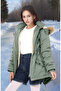 Waterproof Coat with Fur Inside, Hood and Zipper - Non-Deformable Winter Coat - Machine Washable - 6