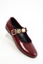 Burgundy Patent Leather Women's Ballerinas 20756 - 5