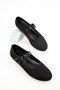 Black Suede Women's Ballerinas 20812 - 2