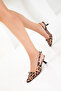 Leopard Women's Classic Heeled Shoes 20817 - 2