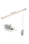 Knitted Cat Fishing Rod with Wooden Bell and Mouse Toy Cat Toy - 2