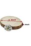 2 Pieces Round Natural Wooden Bird Perch Stand - Parrot Platform and Bird Toys - 5