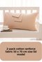 Beige Colored Ranforce Cotton Fabric Cover Model Pillowcase 2-Pack 50X70 cm Size