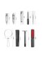 13 Piece Professional Grooming Set - Manicure Pedicure - Hair Removal and Shaving Set with Bag -M13 - 4