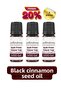 3 Pieces of Black Currant Seed Oil 10 ml Natural Omega 6 Pure