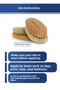 Anti-Cellulite Natural Horsehair Cellulite Brush 100% Natural Horsehair Cellulite Brush and Scrub - 4