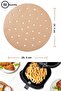 ® 50 Pieces Air Fryer Baking Paper Disposable Air Fryer Round Perforated Model - 3