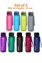 Set of 2 800 ml Size 25 cm Water Bottle No Odor Leakage - 7