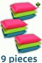 9 Pieces Honeycomb Textured Dish Sponge Magic Practical Sponge - 2